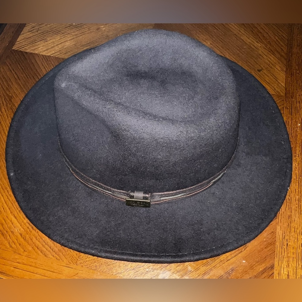 Redhead Dark Brown Fedora 100% wool